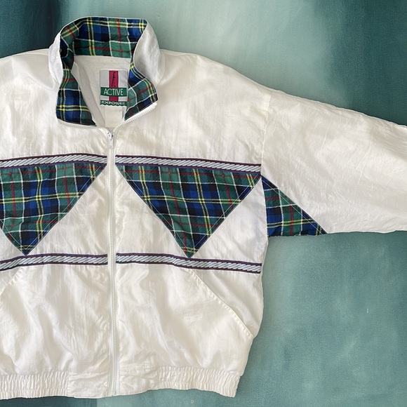 Vintage Jackets & Blazers - Vintage 90s Active Exposure Windbreaker Blouson